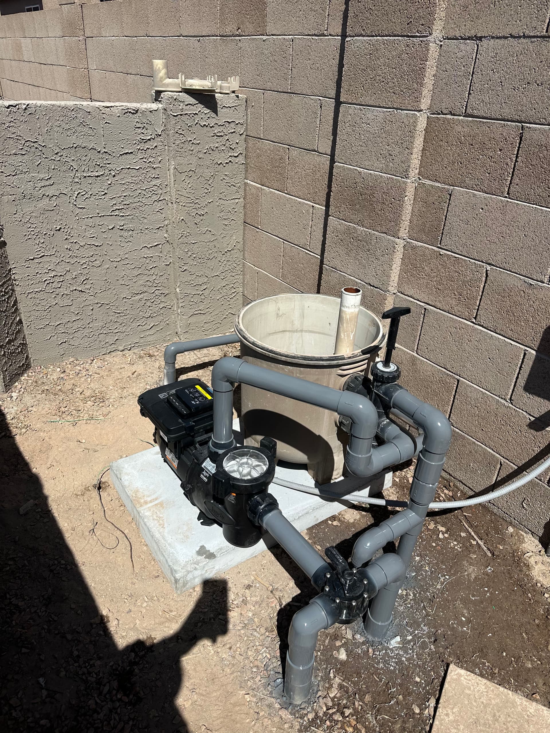 Gallery photos for Pool Pump and Pad Upgrade with Jandy FloPro and SpeedSet Controller: Image #1