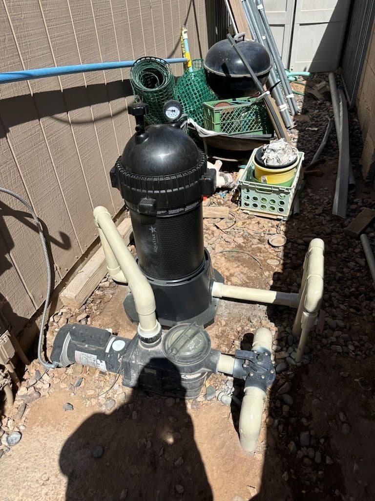 Project Blue Mountain Pool Care Installs Efficient Filter System image