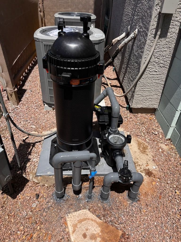 Efficient Pool Filter Upgrade in Blue Mountain image